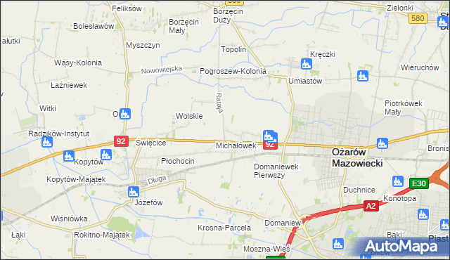 mapa Koprki, Koprki na mapie Targeo