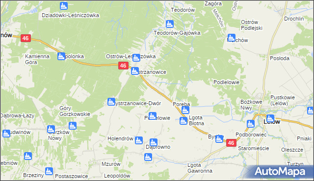 mapa Lgoczanka, Lgoczanka na mapie Targeo