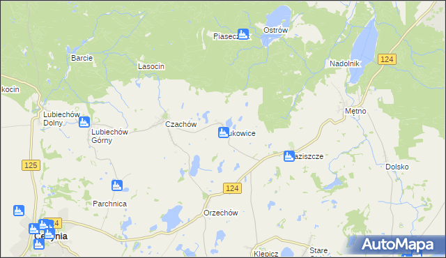 mapa Łukowice, Łukowice na mapie Targeo