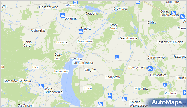 mapa Młódnice, Młódnice na mapie Targeo