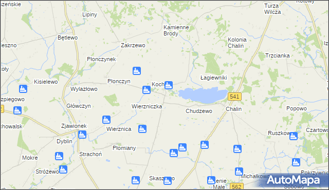 mapa Mokowo, Mokowo na mapie Targeo