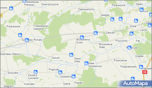 mapa Mościska gmina Kąkolewnica, Mościska gmina Kąkolewnica na mapie Targeo