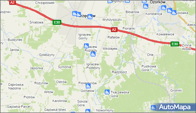 mapa Nowa Jerozolima, Nowa Jerozolima na mapie Targeo