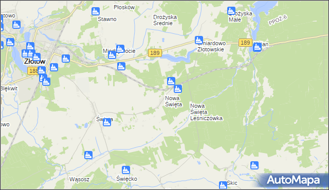 mapa Nowa Święta, Nowa Święta na mapie Targeo