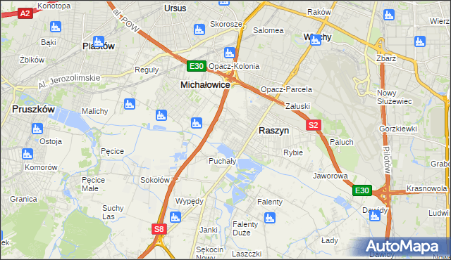 mapa Nowe Grocholice, Nowe Grocholice na mapie Targeo