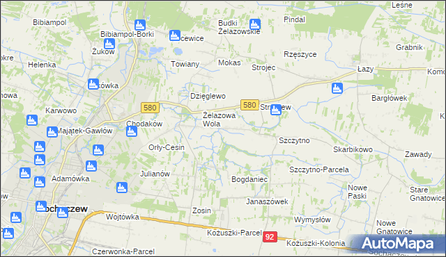 mapa Nowe Mostki, Nowe Mostki na mapie Targeo
