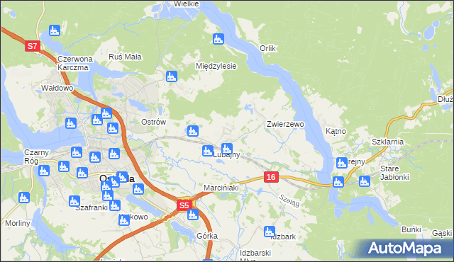 mapa Nowe Siedlisko, Nowe Siedlisko na mapie Targeo