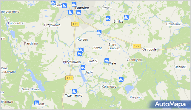 mapa Nowy Grabiąż, Nowy Grabiąż na mapie Targeo