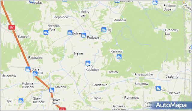 mapa Nowy Kadłubek, Nowy Kadłubek na mapie Targeo