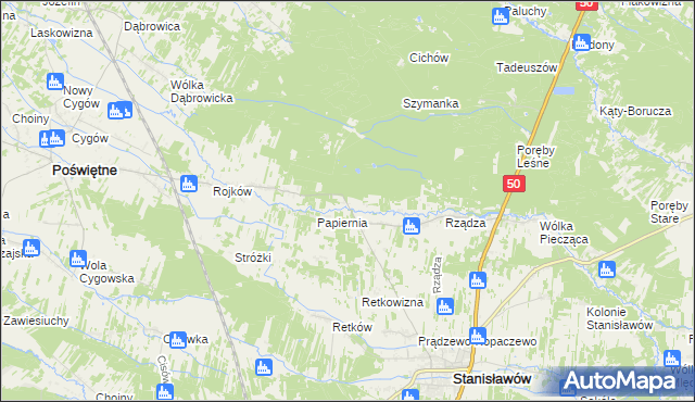 mapa Ołdakowizna, Ołdakowizna na mapie Targeo