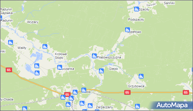 mapa Piłatowszczyzna, Piłatowszczyzna na mapie Targeo