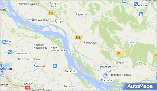 mapa Piotrowice gmina Stężyca, Piotrowice gmina Stężyca na mapie Targeo