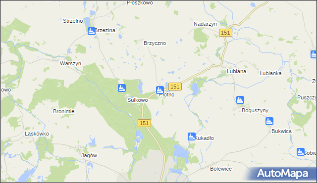 mapa Płotno, Płotno na mapie Targeo