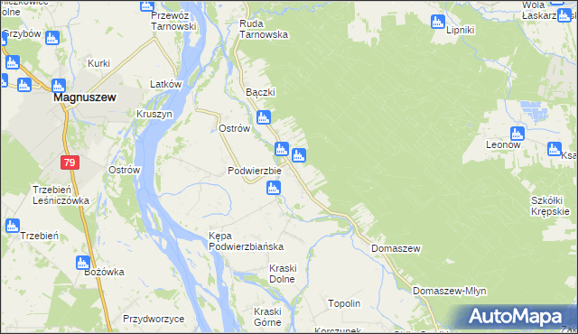 mapa Podłęż, Podłęż na mapie Targeo