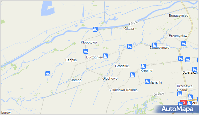 mapa Polne gmina Słońsk, Polne gmina Słońsk na mapie Targeo