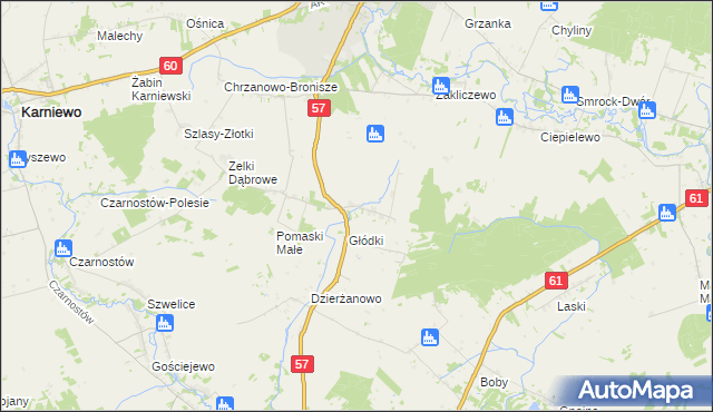 mapa Pomaski Wielkie, Pomaski Wielkie na mapie Targeo