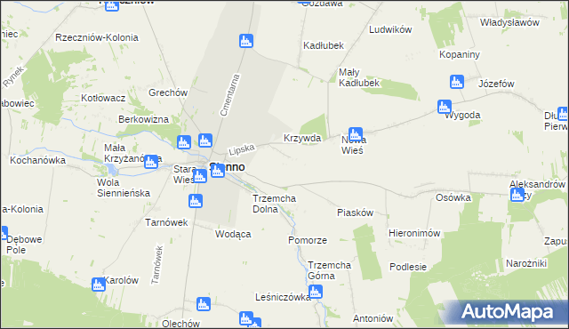 mapa Praga Górna, Praga Górna na mapie Targeo
