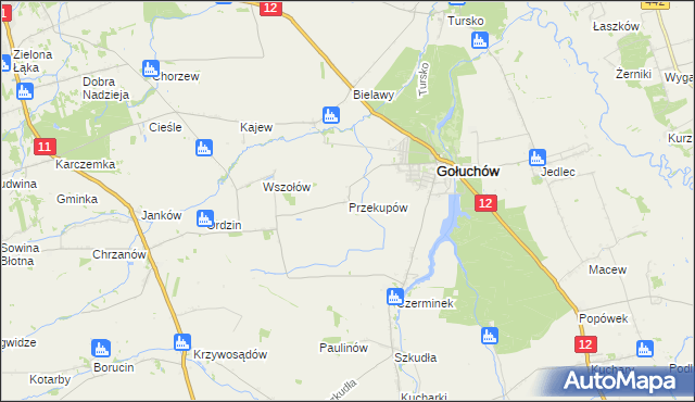 mapa Przekupów, Przekupów na mapie Targeo