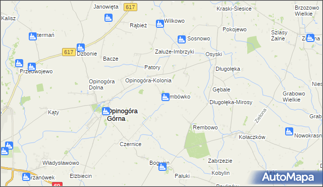 mapa Rembówko, Rembówko na mapie Targeo