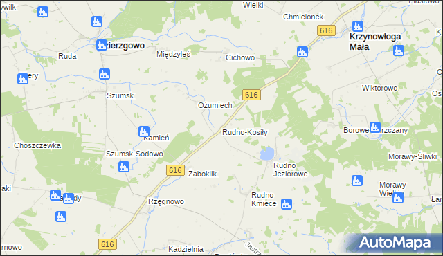 mapa Rudno-Kosiły, Rudno-Kosiły na mapie Targeo