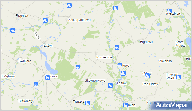 mapa Rumienica, Rumienica na mapie Targeo