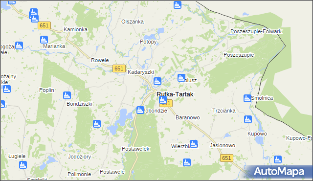 mapa Rutka-Tartak, Rutka-Tartak na mapie Targeo