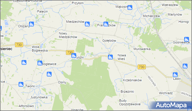 mapa Rytomoczydła, Rytomoczydła na mapie Targeo