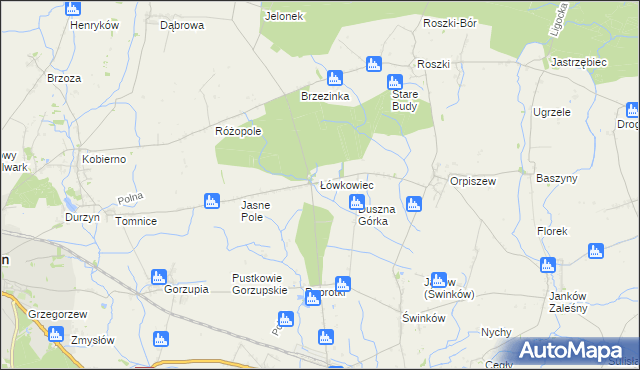 mapa Sędziszew, Sędziszew na mapie Targeo