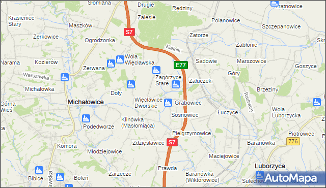 mapa Sieborowice, Sieborowice na mapie Targeo