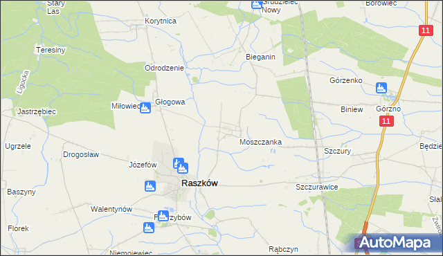 mapa Skrzebowa, Skrzebowa na mapie Targeo