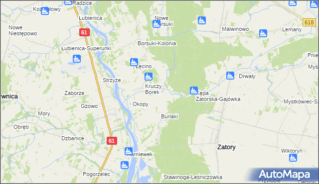 mapa Śliski, Śliski na mapie Targeo