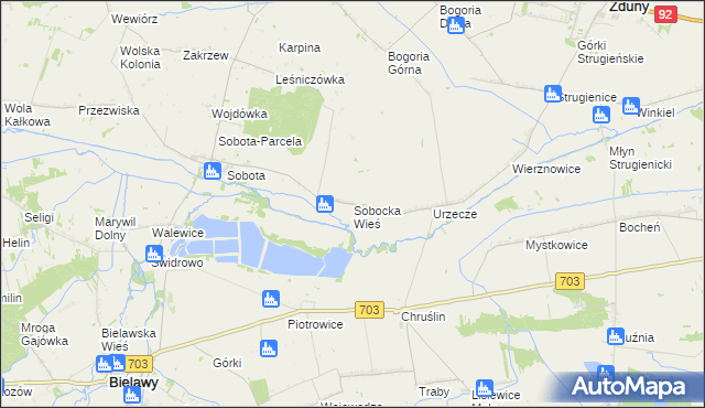 mapa Sobocka Wieś, Sobocka Wieś na mapie Targeo