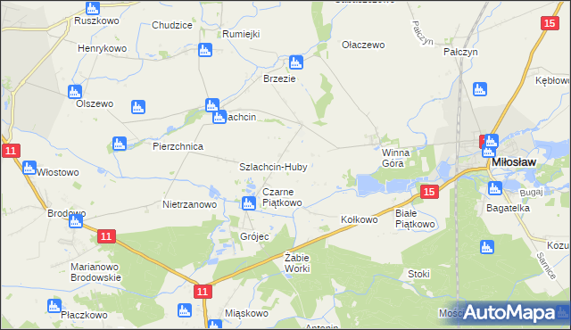 mapa Starkówiec Piątkowski, Starkówiec Piątkowski na mapie Targeo