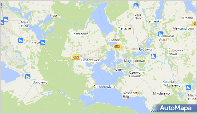 mapa Stary Folwark gmina Suwałki, Stary Folwark gmina Suwałki na mapie Targeo