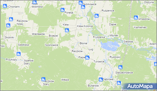 mapa Sulborowice, Sulborowice na mapie Targeo