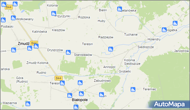 mapa Syczów, Syczów na mapie Targeo