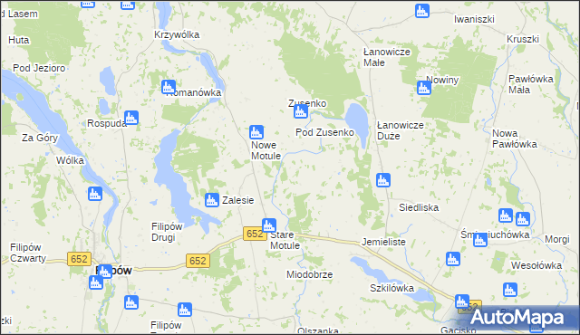 mapa Tabałówka, Tabałówka na mapie Targeo