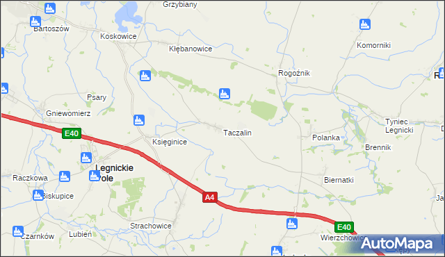 mapa Taczalin, Taczalin na mapie Targeo