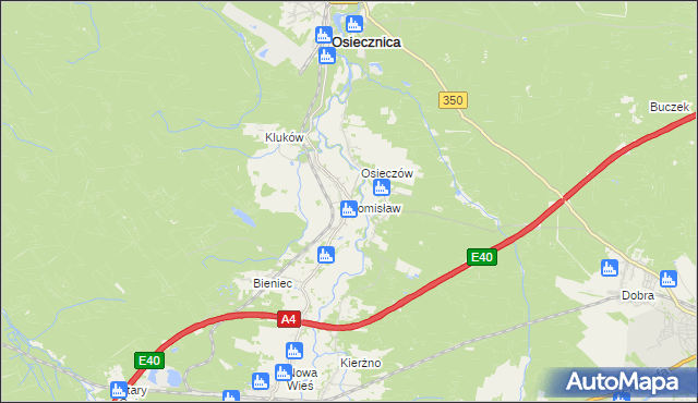 mapa Tomisław, Tomisław na mapie Targeo