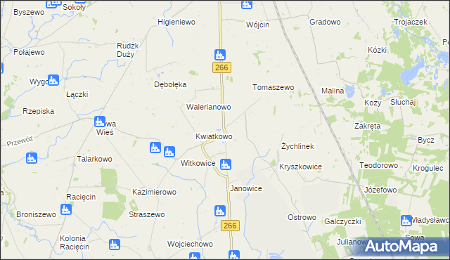 mapa Tomisławice gmina Wierzbinek, Tomisławice gmina Wierzbinek na mapie Targeo