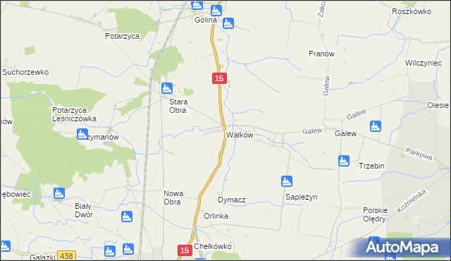 mapa Wałków, Wałków na mapie Targeo