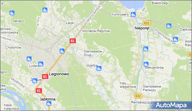 mapa Wola Aleksandra, Wola Aleksandra na mapie Targeo