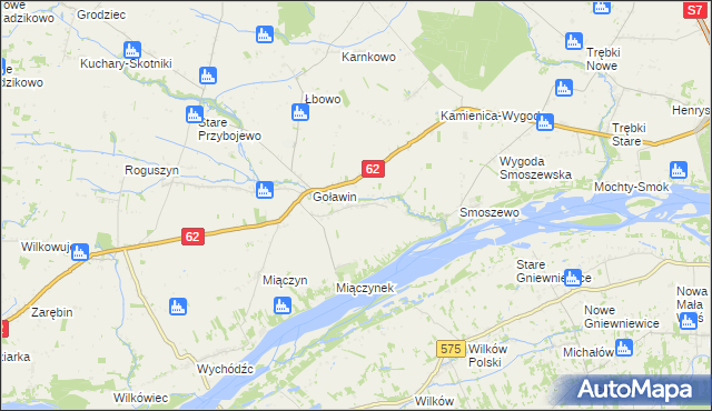 mapa Wólka Przybójewska, Wólka Przybójewska na mapie Targeo