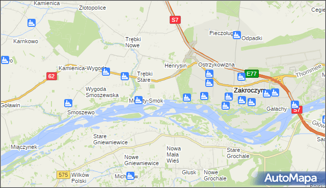 mapa Wólka Smoszewska, Wólka Smoszewska na mapie Targeo