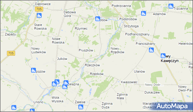mapa Wólka Strobowska, Wólka Strobowska na mapie Targeo