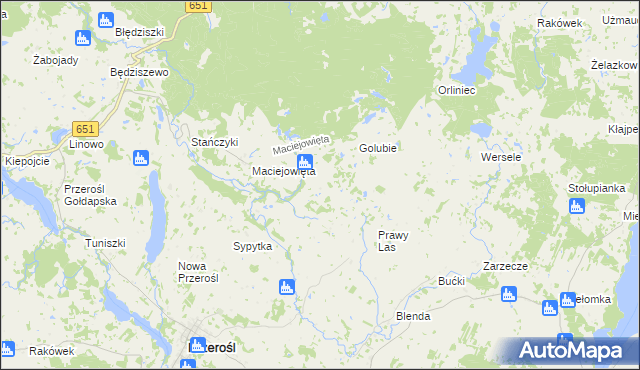 mapa Wysoki Garb, Wysoki Garb na mapie Targeo