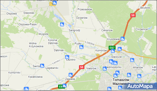 mapa Zaborów Drugi, Zaborów Drugi na mapie Targeo
