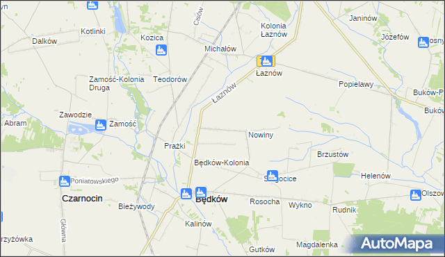 mapa Zacharz, Zacharz na mapie Targeo