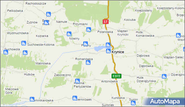 mapa Zadnoga, Zadnoga na mapie Targeo