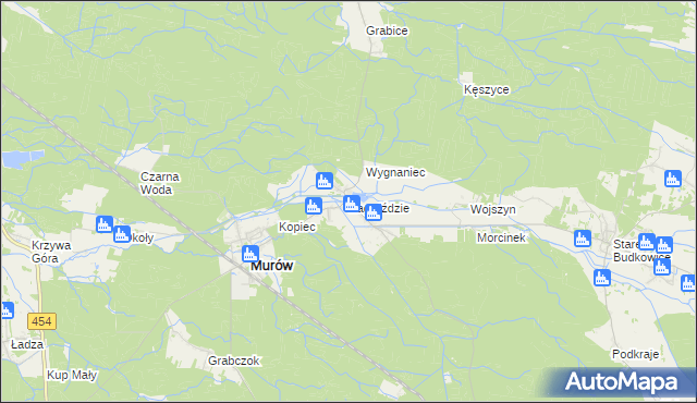 mapa Zagwiździe, Zagwiździe na mapie Targeo